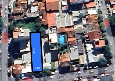 LOTE DE 372 M2 EN MACROCENTRO PARA DESARROLLO INMOBILIARIO.