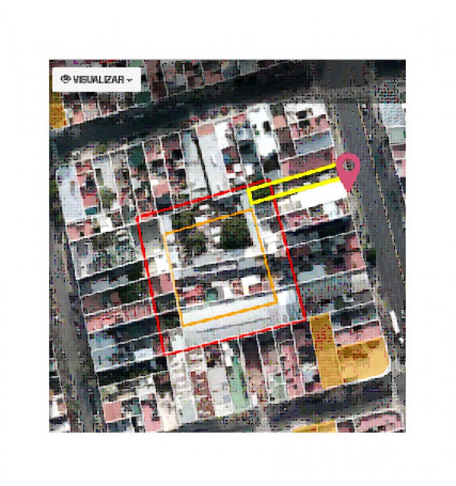 Lote de 6,94m*43,30m.  CU edificabilidad CA. Sobre Av Jujuy. 